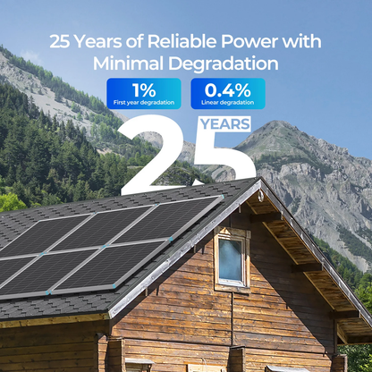 175W 16BB N-type High Efficiency Monocrystalline Solar Panel