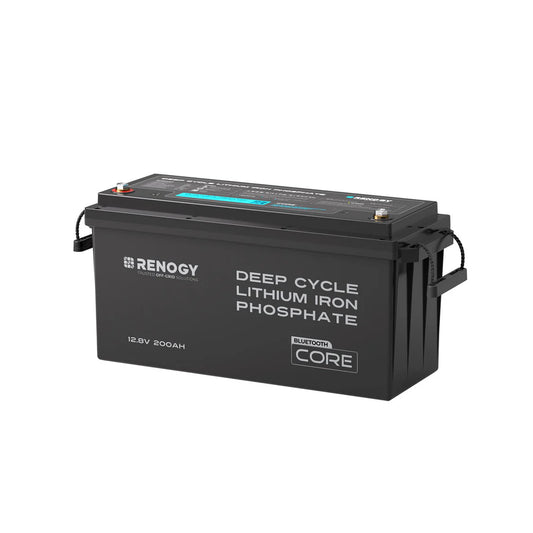 12V 200Ah Lithium Iron Phosphate Battery with Bluetooth | Core Series